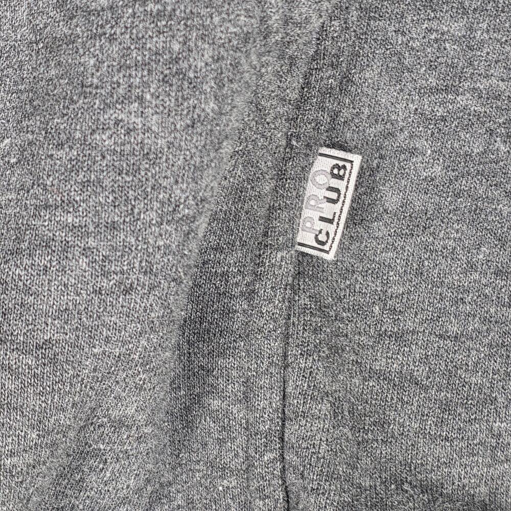 PRO CLUB MEN’S HEAVYWEIGHT 13oz COTTON PULLOVER HOODIE – DARK GRAY – SIZE 2XL - Picture 3 of 9